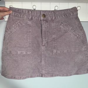 AE High Waisted Corduroy Mini Skirt